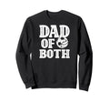 Dad Both Proud Volleyball Soccer Sweatshirt - Minimalist Print Men Women - T-Shirt, Sweatshirt, Hoodie