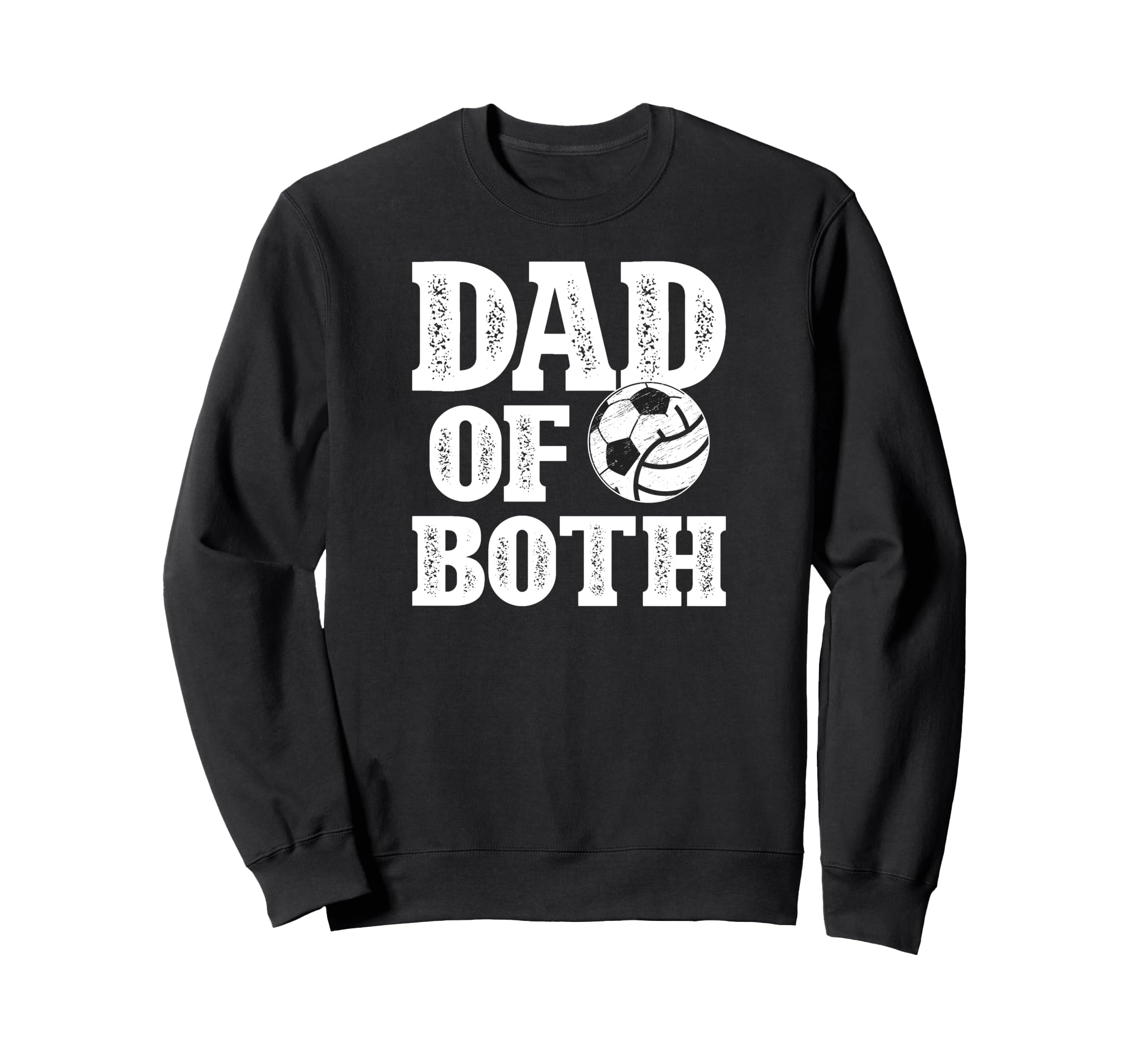Dad Both Proud Volleyball Soccer Sweatshirt - Minimalist Print Men Women - T-Shirt, Sweatshirt, Hoodie
