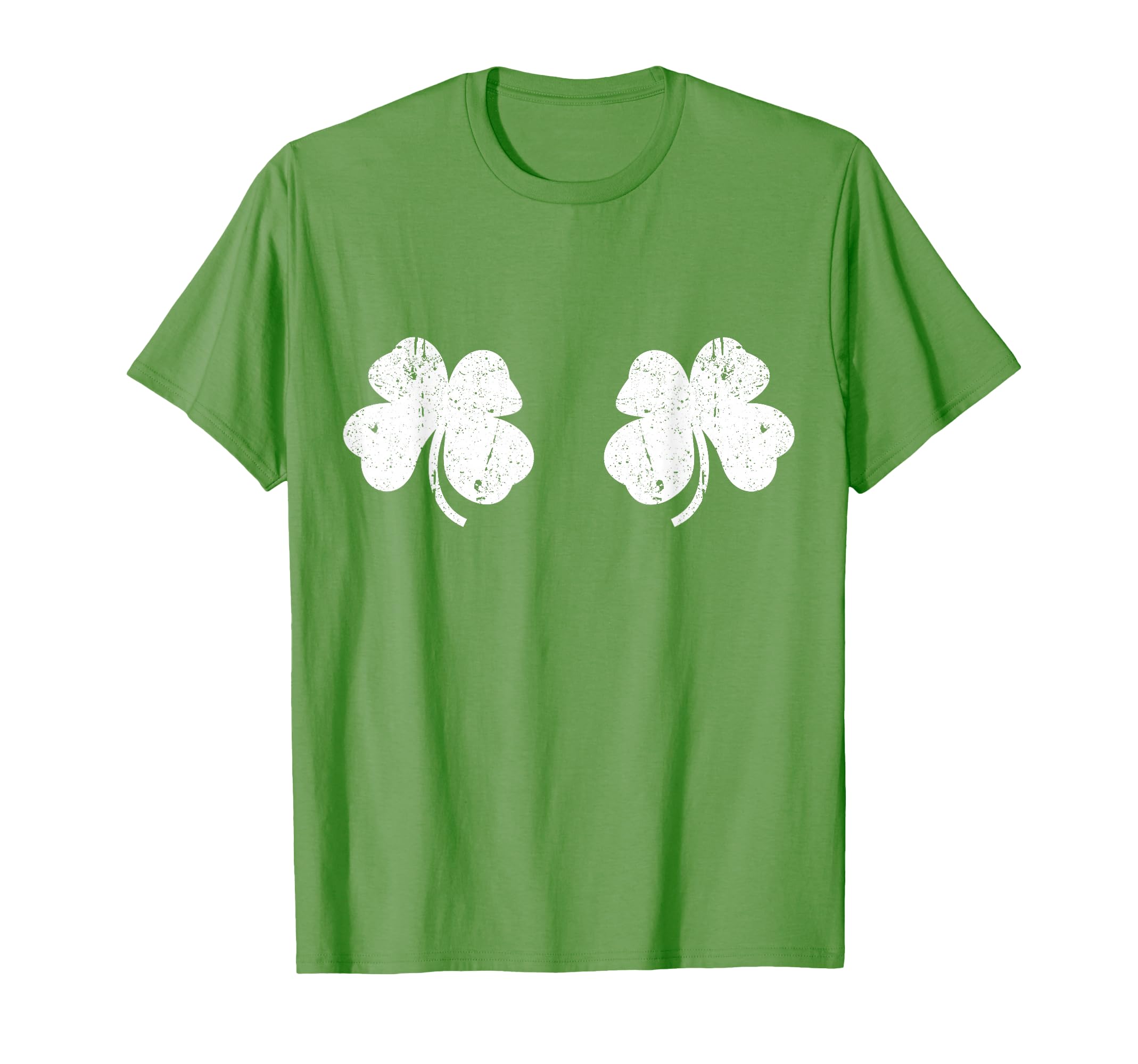 Shamrock Boobs Irish Boobies St T-Shirt - Minimalist Print Men Women - T-Shirt, Sweatshirt, Hoodie