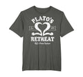 Platos Retreat T-Shirt - Fun Novelty Design Men Women - T-Shirt, Sweatshirt, Hoodie