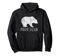 Adorable Papa Bear Grizzly Animal Hoodie - Novelty Apparel for Adults - T-Shirt, Sweatshirt, Hoodie