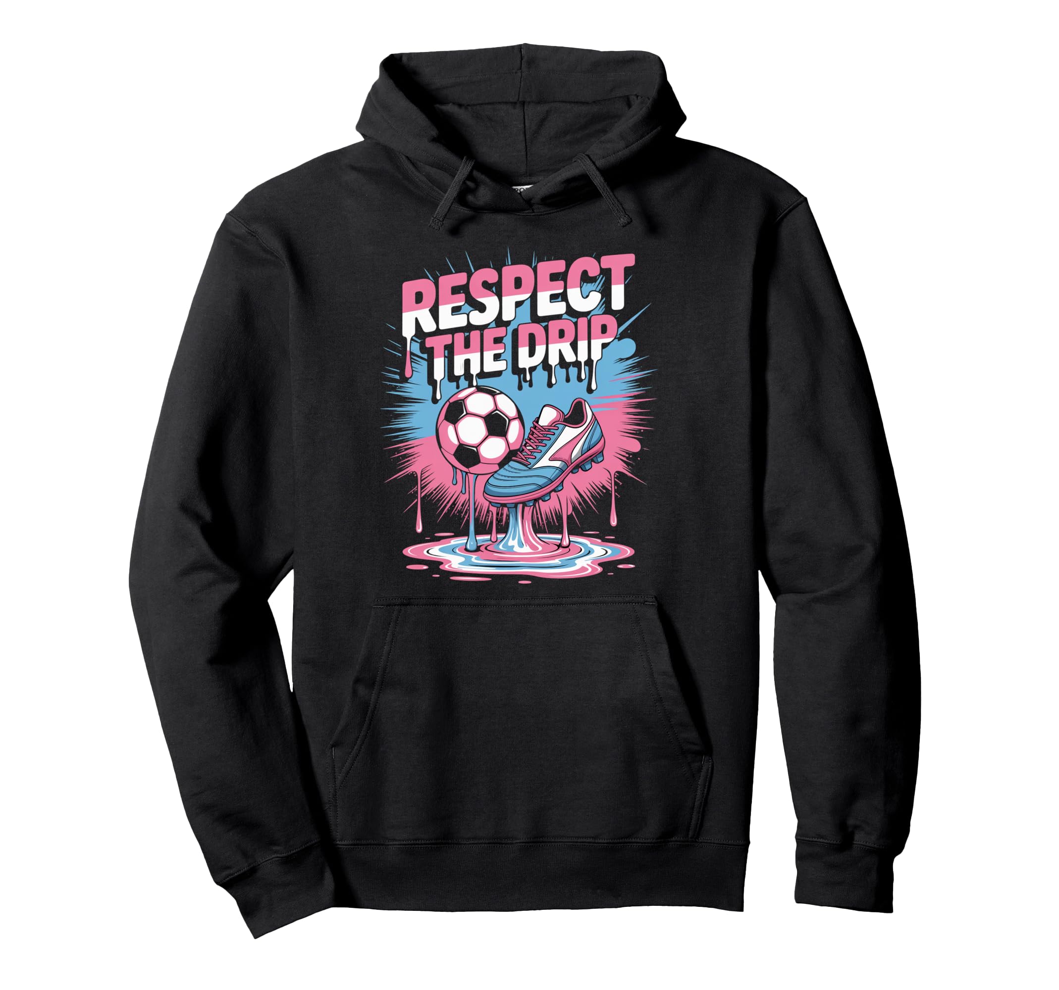 Respect Drip Ice Cream Drip Game Hoodie - Aesthetic Graphic Men Women - T-Shirt, Sweatshirt, Hoodie