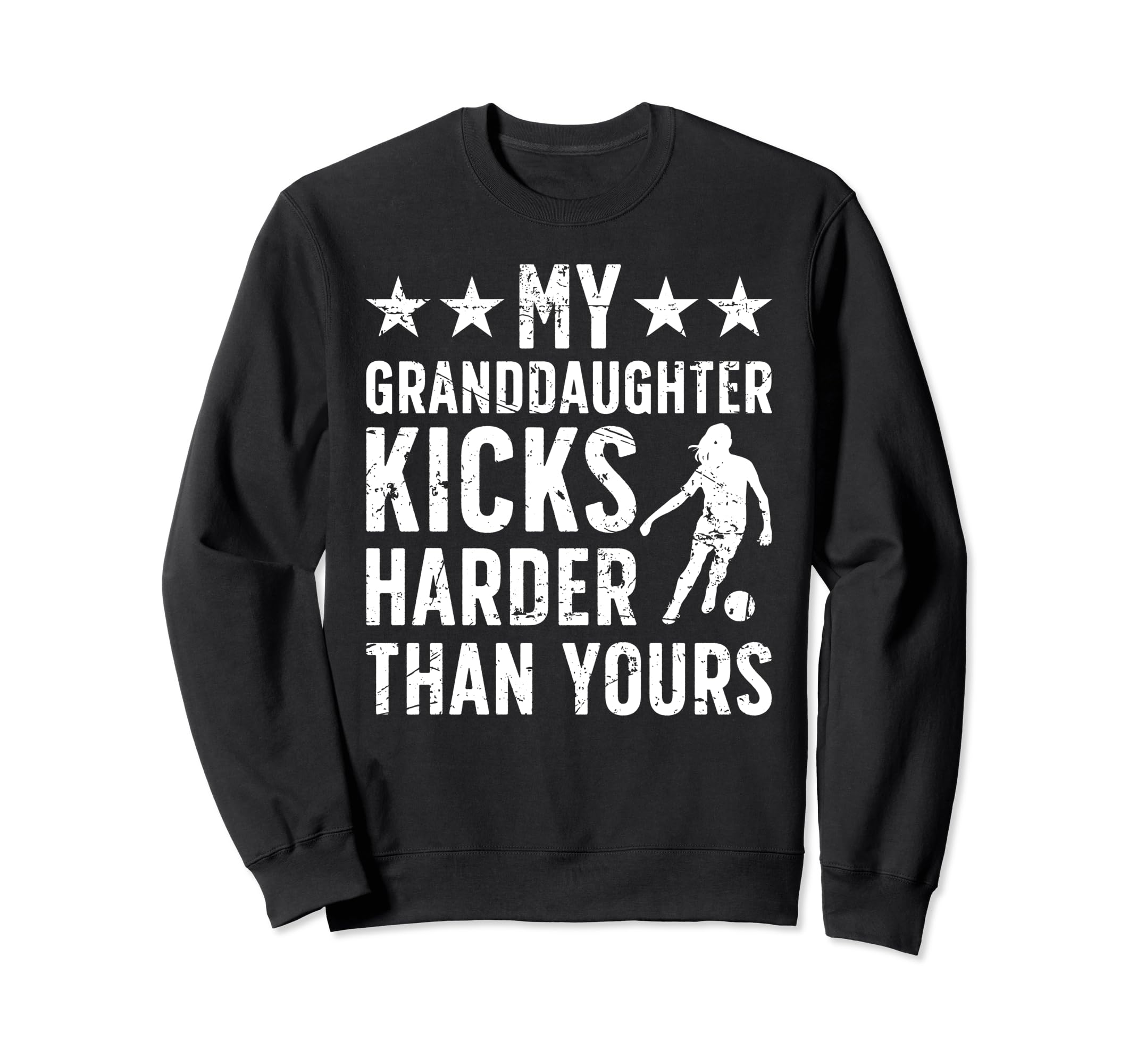 My Granddaughter Soccer Grandpa Sweatshirt - Streetwear Style Unisex - T-Shirt, Sweatshirt, Hoodie