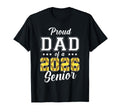 Proud Senior Dad Softball Class 2026 T-Shirt - Graphic Print Men Women - T-Shirt, Sweatshirt, Hoodie
