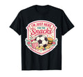 Im Just Here Snacks Soccer Football Fan T-Shirt - Minimalist Print Unisex - T-Shirt, Sweatshirt, Hoodie