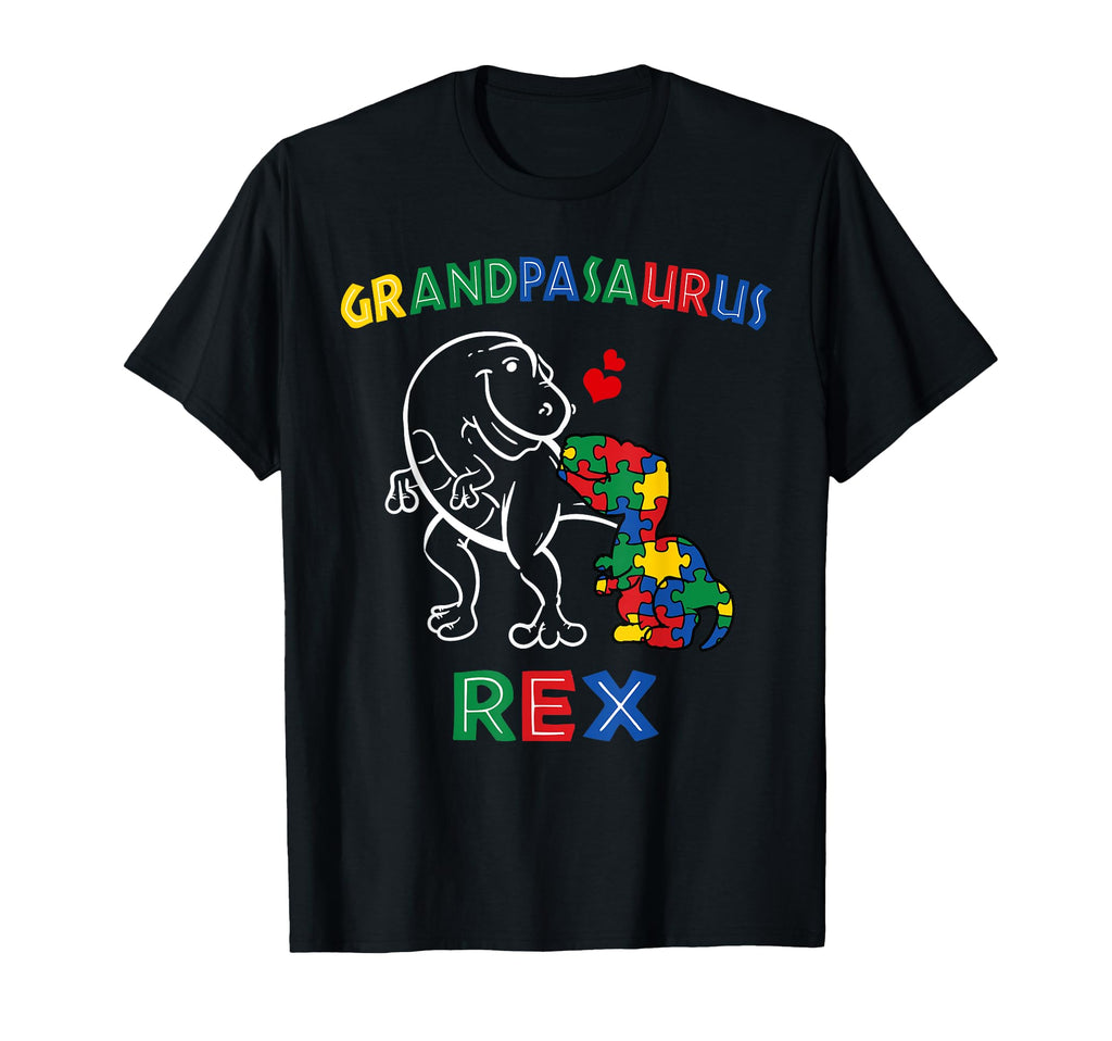 Grandpasaurus Autism Awareness T-Shirt - Fun Novelty Design for Adults - T-Shirt, Sweatshirt, Hoodie
