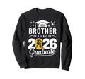 Proud Brother Class 2026 Graduate Sweatshirt - Unique Graphic Men Women - T-Shirt, Sweatshirt, Hoodie