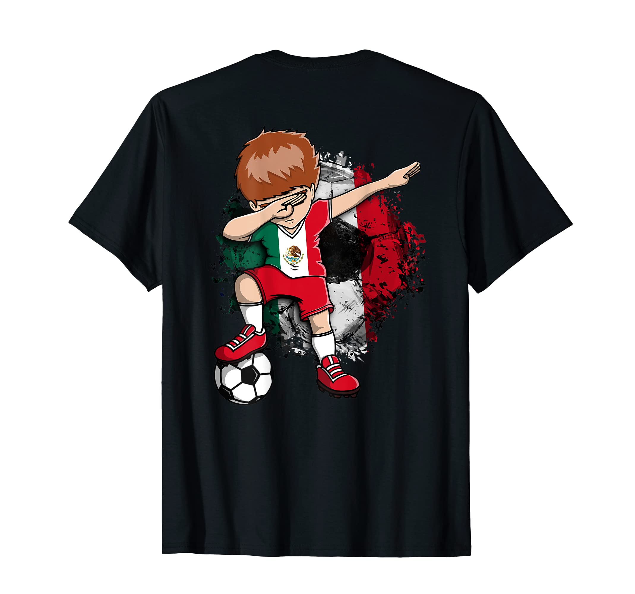 Dabbing Soccer Mexico Jersey T-Shirt - Casual Everyday Wear Men Women - T-Shirt, Sweatshirt, Hoodie