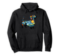 Dachshund Starry Night Painting Van Hoodie - Unique Graphic for Adults - T-Shirt, Sweatshirt, Hoodie