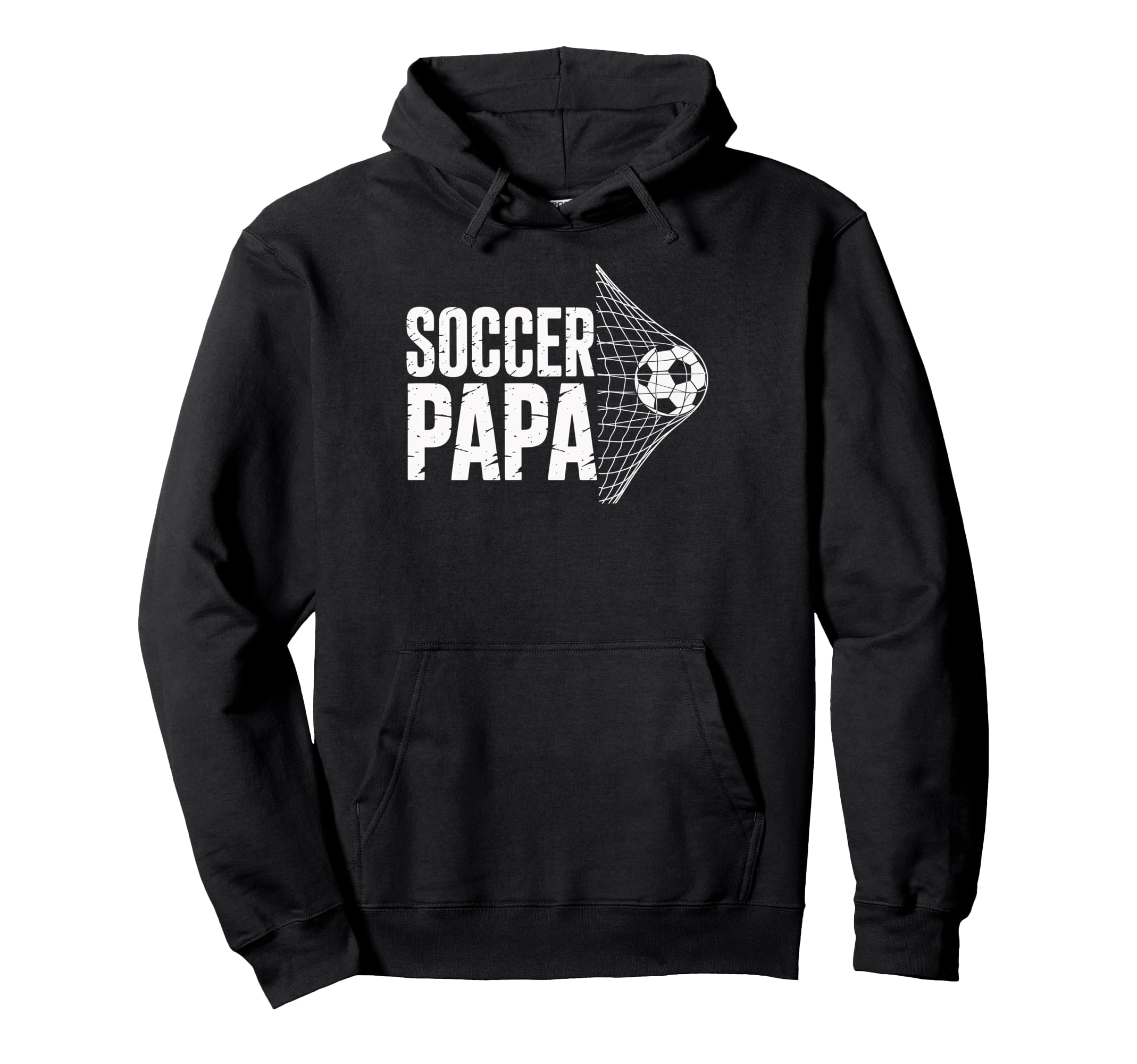 Soccer Papa Ball Net Sport Football Hoodie - Novelty Apparel for Adults - T-Shirt, Sweatshirt, Hoodie