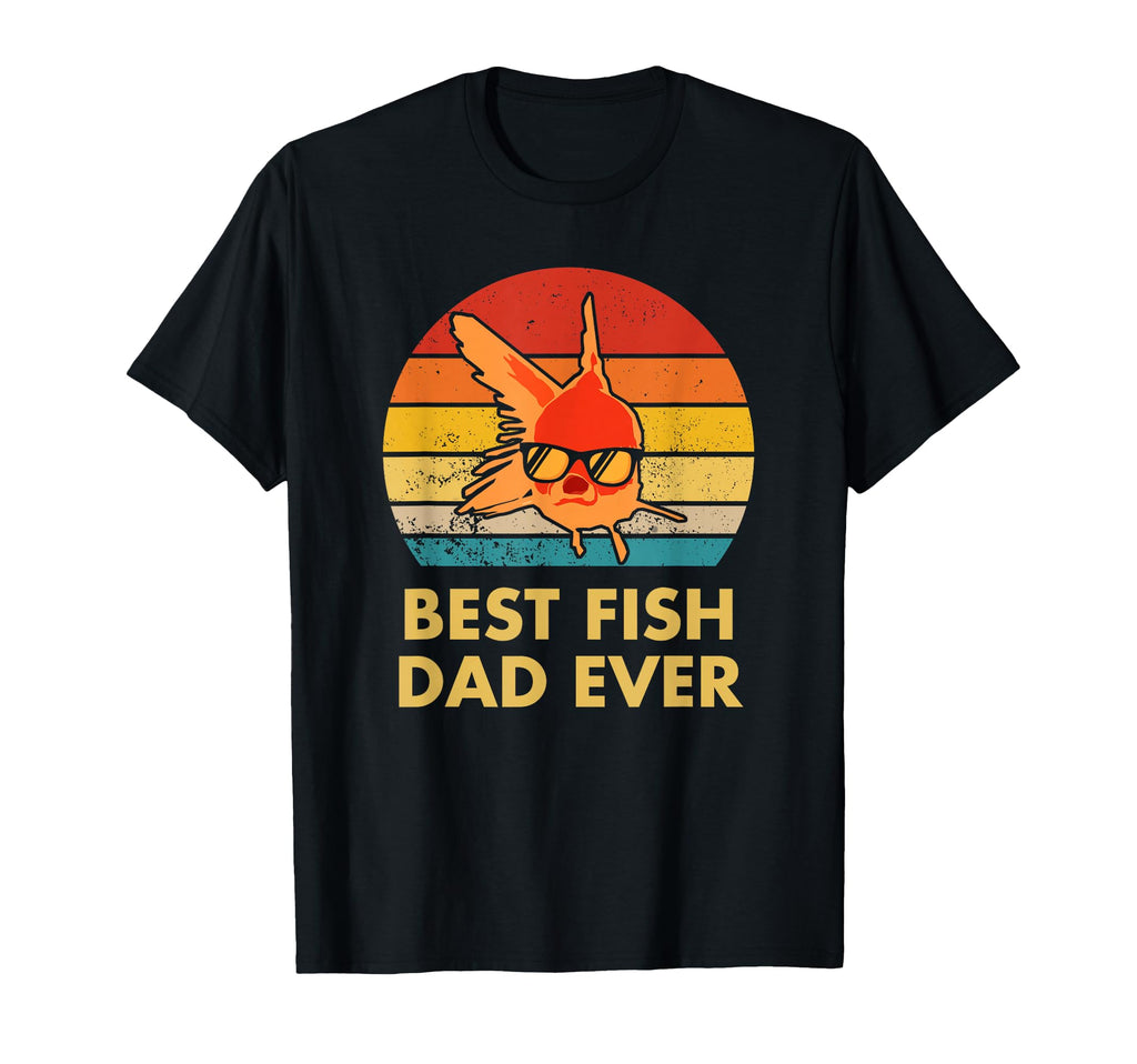 Best Fish Dad Ever Goldfish Fish Keepers T-Shirt - Unique Graphic Unisex - T-Shirt, Sweatshirt, Hoodie