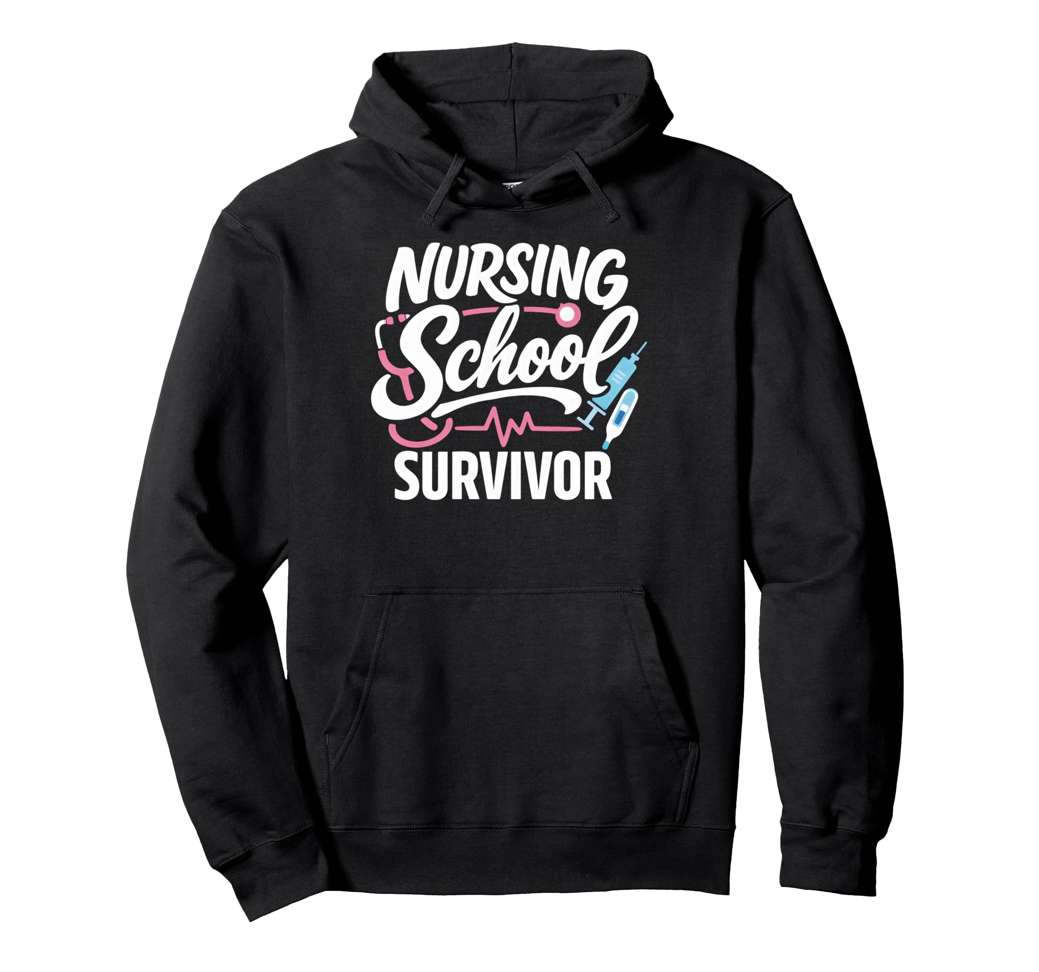 Senior Graduation Nursing School Hoodie - Aesthetic Graphic Men Women - T-Shirt, Sweatshirt, Hoodie