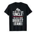 Their Biggest Fan Baseball Soccer Uncle T-Shirt - Trendy Graphic Unisex - T-Shirt, Sweatshirt, Hoodie