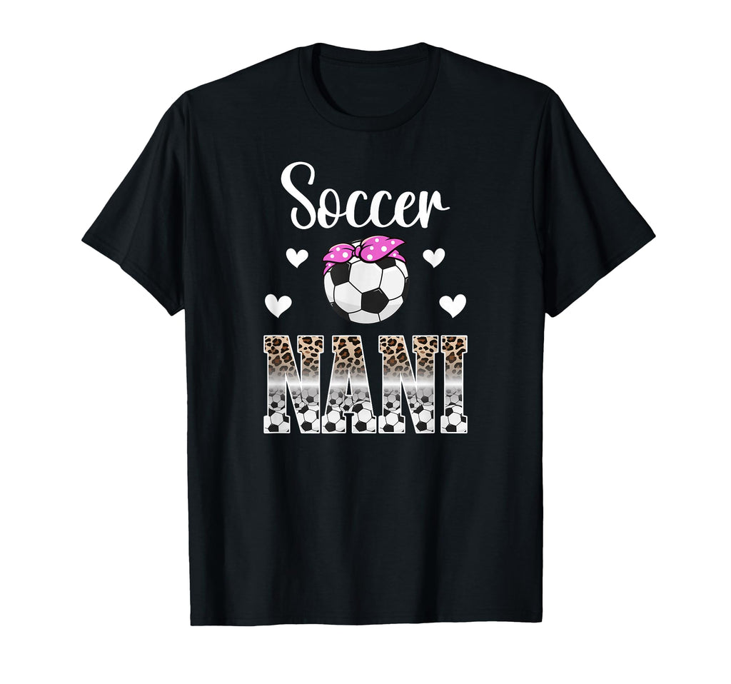 Soccer Nani Leopard Grandma Nani T-Shirt - Custom Art Print for Adults - T-Shirt, Sweatshirt, Hoodie