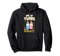 Dad Twins Overachiever Fathers Day Hoodie - Aesthetic Graphic for Adults - T-Shirt, Sweatshirt, Hoodie
