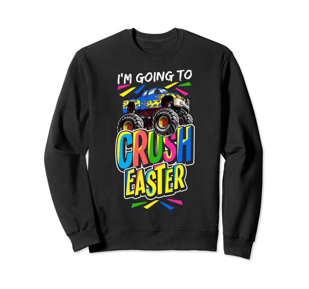 Monster Truck Dad Birthday Sweatshirt - Aesthetic Graphic for Adults - T-Shirt, Sweatshirt, Hoodie