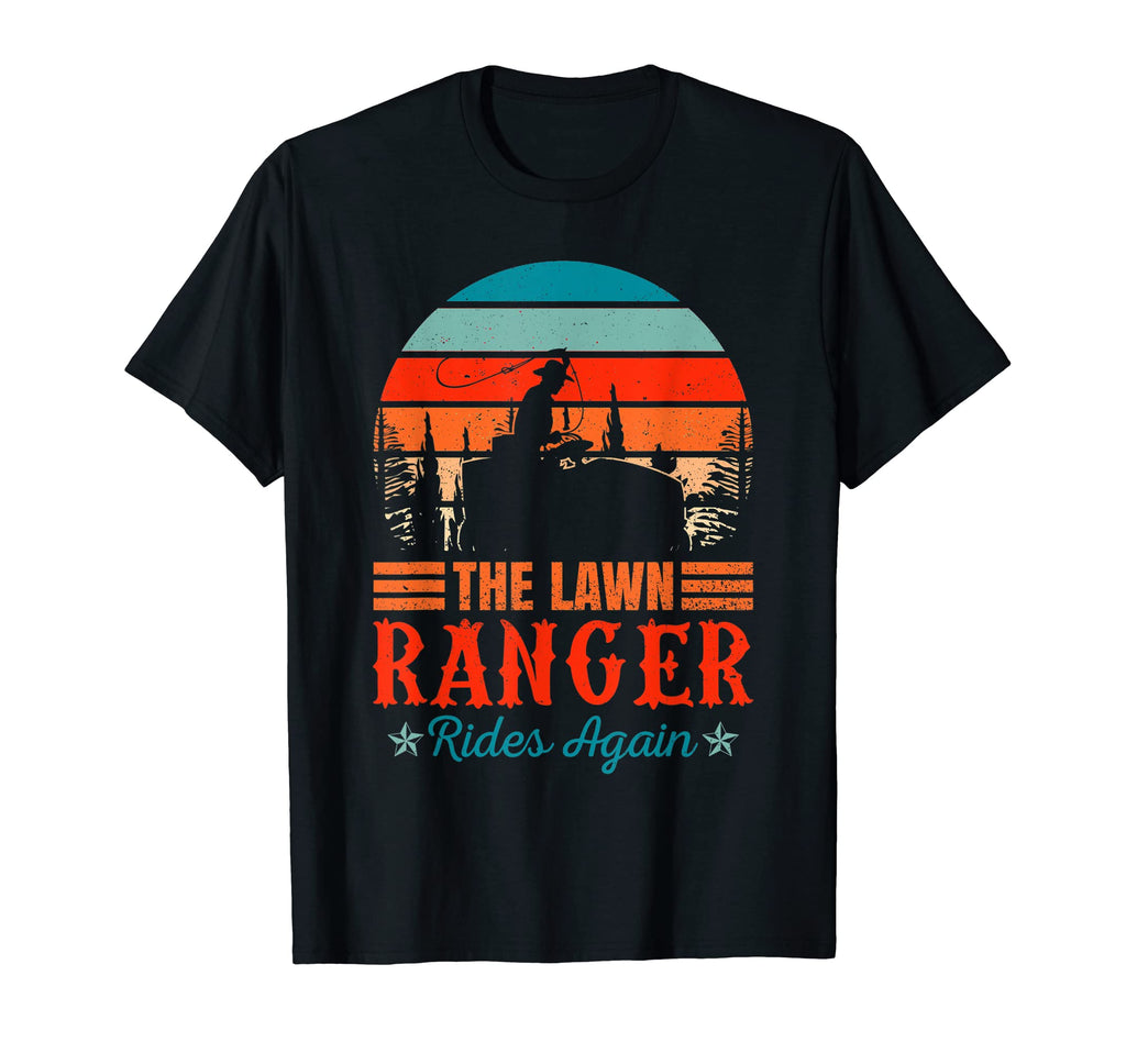 Lawn Ranger Mowing Mow Gardening T-Shirt - Aesthetic Graphic for Adults - T-Shirt, Sweatshirt, Hoodie