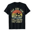 Dad And Son Legend And Legacy Gifts Dad T-Shirt - Graphic Print Men Women - T-Shirt, Sweatshirt, Hoodie