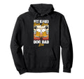Best Bearded Beer Lovin Dog Dad Ever Hoodie - Minimalist Print for Adults - T-Shirt, Sweatshirt, Hoodie