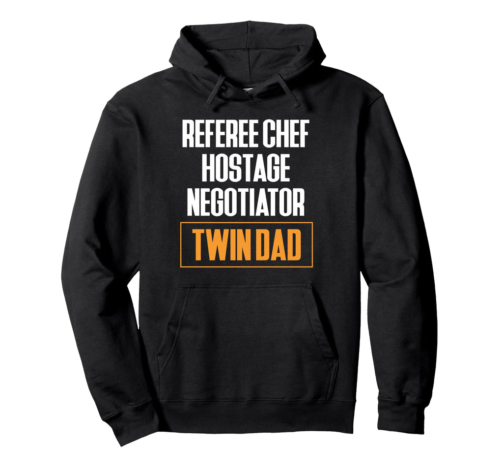 Referee Chef Hostage Negotiator Twin Hoodie - Custom Art Print for Adults - T-Shirt, Sweatshirt, Hoodie