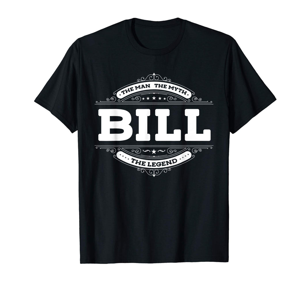 Mens Bill Myth Legend Father Dad T-Shirt - Minimalist Print Men Women - T-Shirt, Sweatshirt, Hoodie