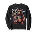 Papa Bear Husband Father Family Sweatshirt - Minimalist Print Men Women - T-Shirt, Sweatshirt, Hoodie