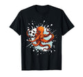 Octopus Playing Soccer Animal Sports T-Shirt - Custom Art Print Men Women - T-Shirt, Sweatshirt, Hoodie