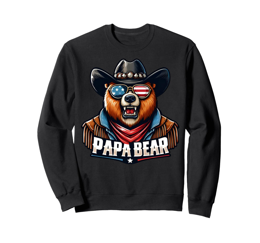 Papa Bear Gifts Funny Birthday Sweatshirt - Fun Novelty Design for Adults - T-Shirt, Sweatshirt, Hoodie