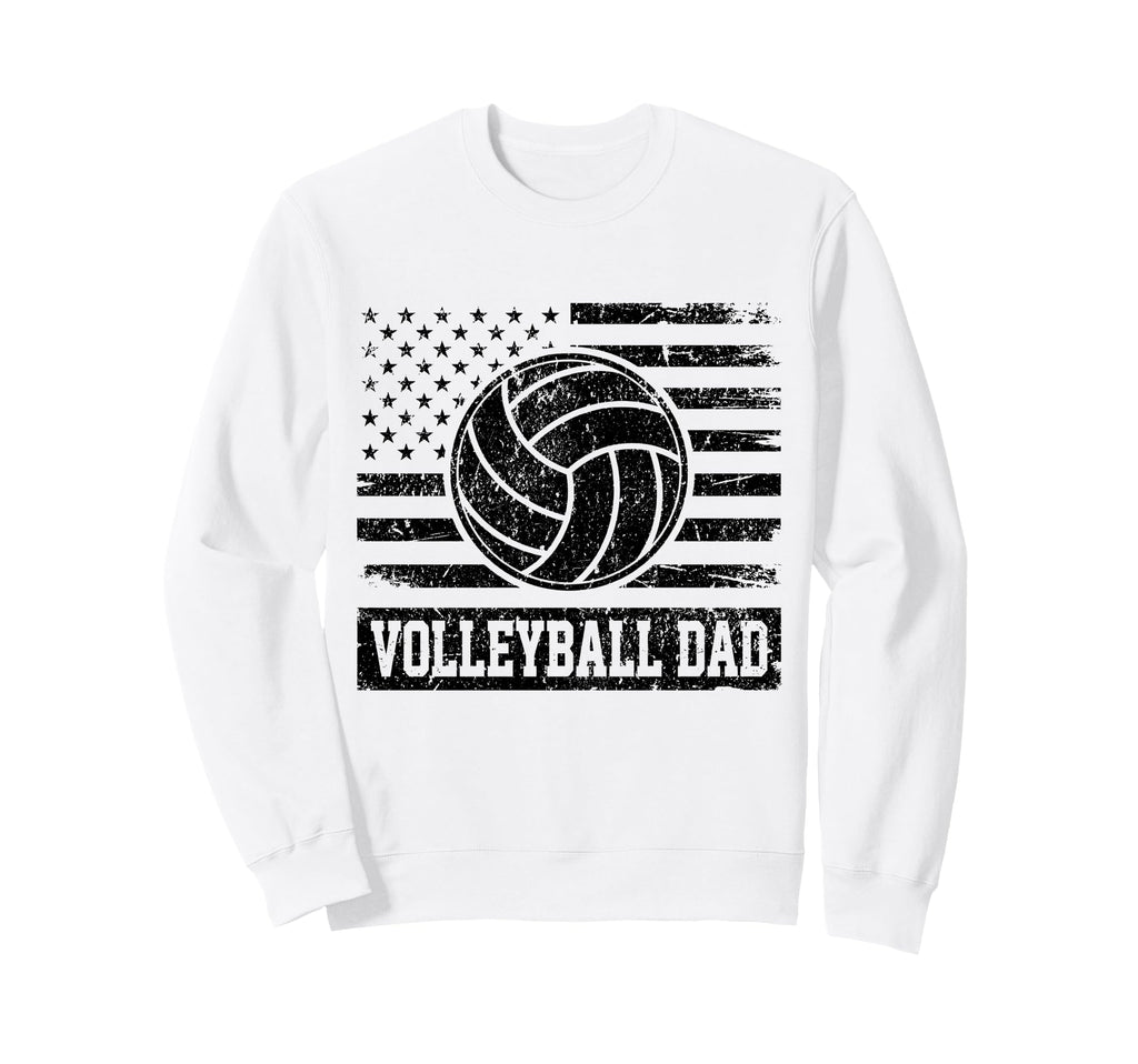 Fathers Day Daddy Papa Volleyball Sweatshirt - Novelty Apparel for Adults - T-Shirt, Sweatshirt, Hoodie