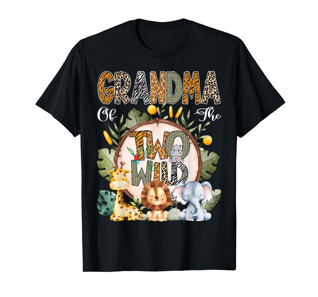 Grandma Two Wild Animal Safari 2Nd T-Shirt - Unique Graphic Men Women - T-Shirt, Sweatshirt, Hoodie