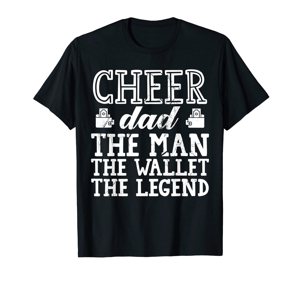 Mens Funny Cheerleader Dad Wallet T-Shirt - Minimalist Print for Adults - T-Shirt, Sweatshirt, Hoodie