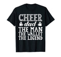 Mens Funny Cheerleader Dad Wallet T-Shirt - Minimalist Print for Adults - T-Shirt, Sweatshirt, Hoodie
