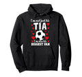 His Biggest Fan Soccer Tia Soccer Hoodie - Aesthetic Graphic Men Women - T-Shirt, Sweatshirt, Hoodie