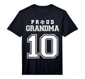 Number 10 Custom Proud Soccer Futbol T-Shirt - Trendy Graphic for Adults - T-Shirt, Sweatshirt, Hoodie