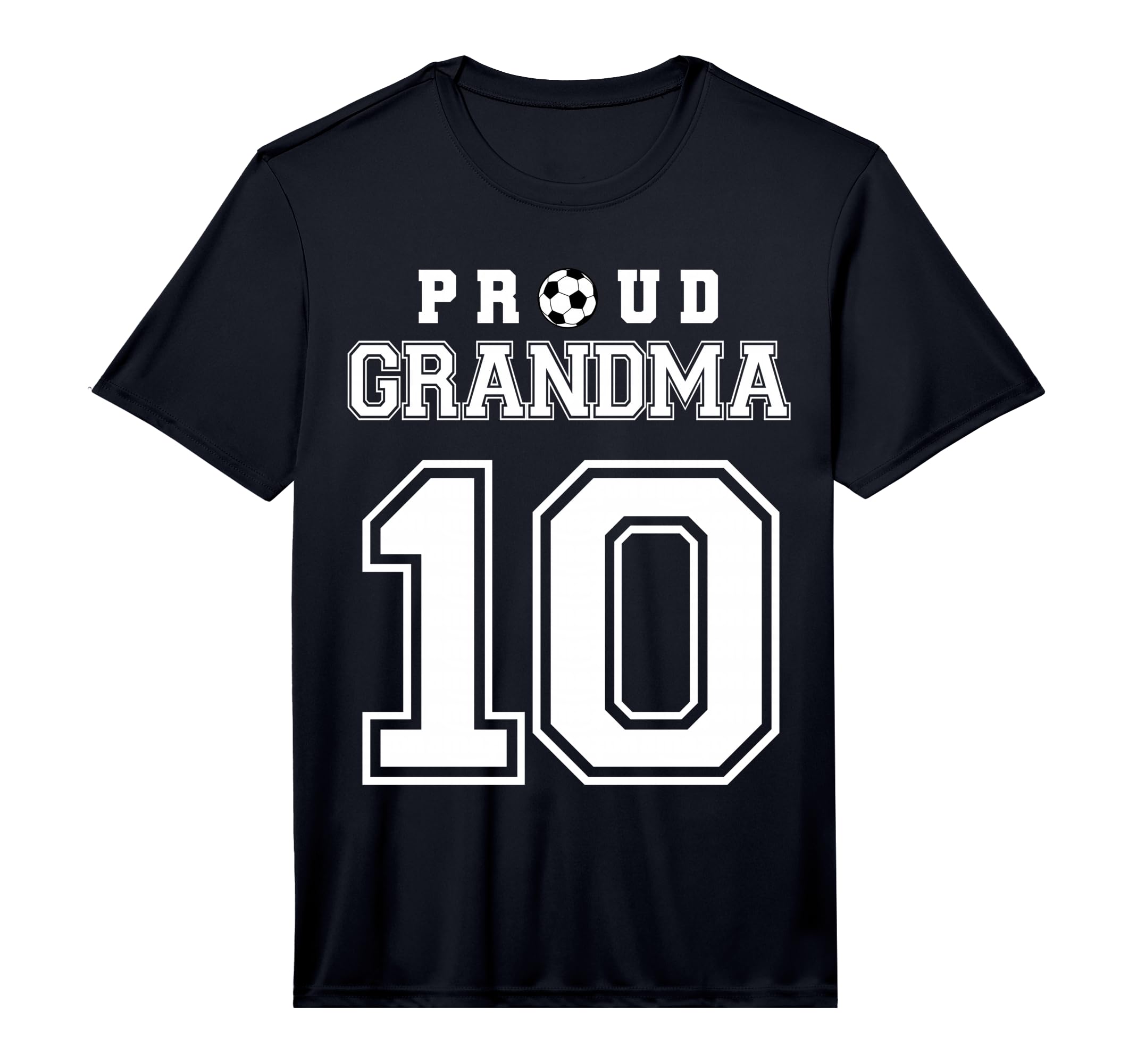 Number 10 Custom Proud Soccer Futbol T-Shirt - Trendy Graphic for Adults - T-Shirt, Sweatshirt, Hoodie