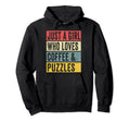 Just Who Loves Coffee And Puzzles Hoodie - Fun Novelty Design Unisex - T-Shirt, Sweatshirt, Hoodie