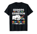 Proud Support Autism Grandpa And T-Shirt - Fun Novelty Design Unisex - T-Shirt, Sweatshirt, Hoodie
