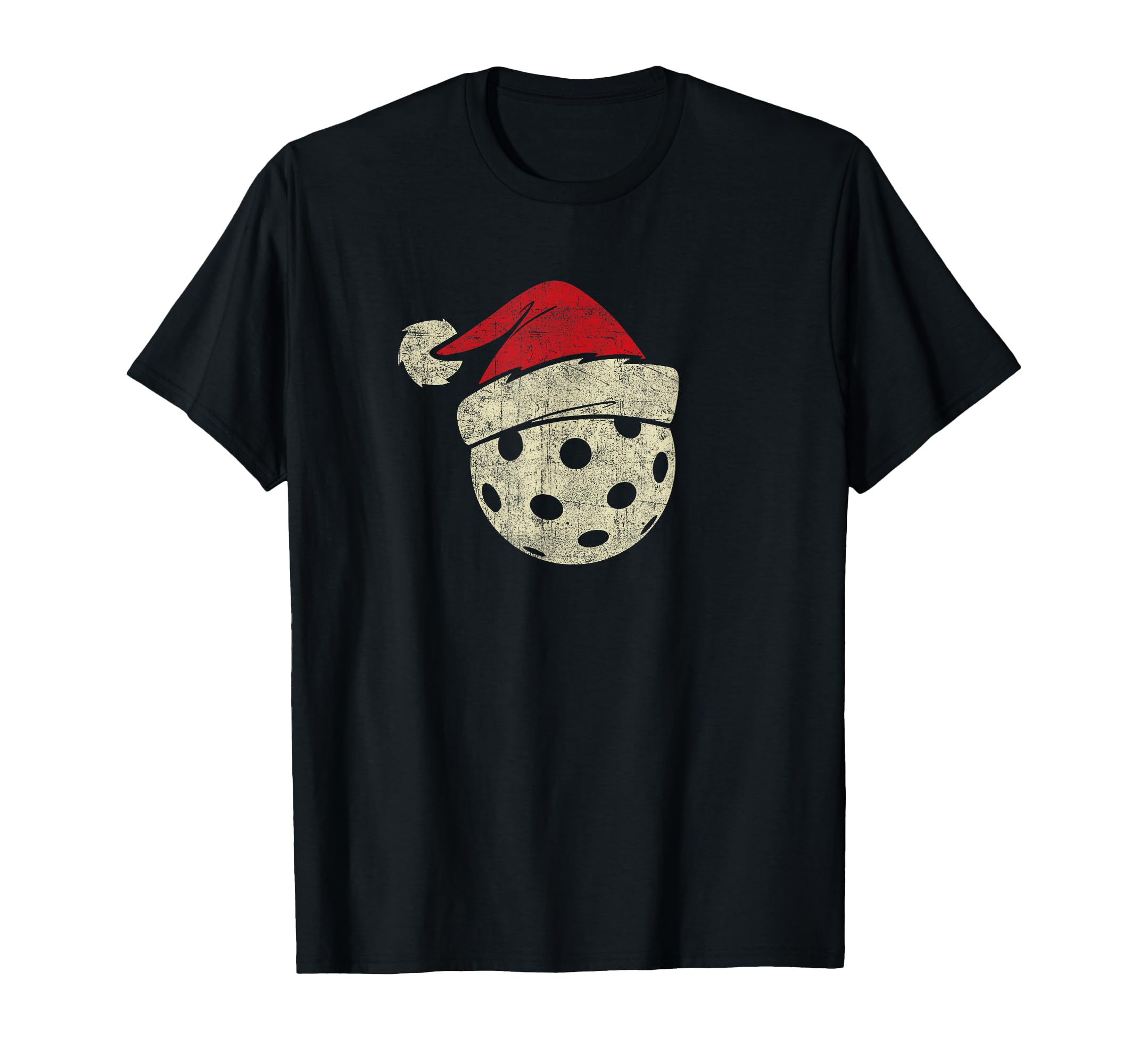 Pickleball Santa Hat Mens Womens T-Shirt - Aesthetic Graphic for Adults - T-Shirt, Sweatshirt, Hoodie