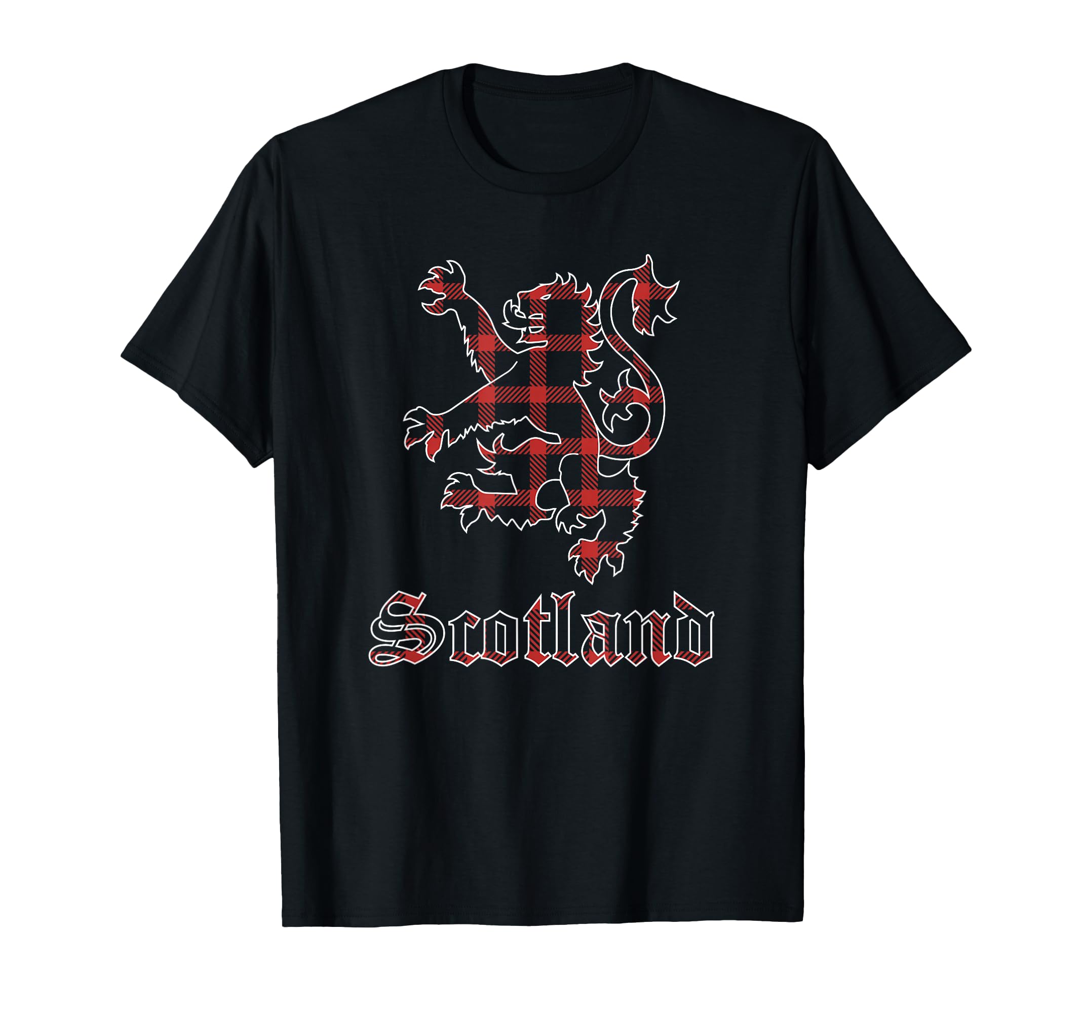 Plaid Scotland Lion Scottish Pride T-Shirt - Unique Graphic Unisex - T-Shirt, Sweatshirt, Hoodie