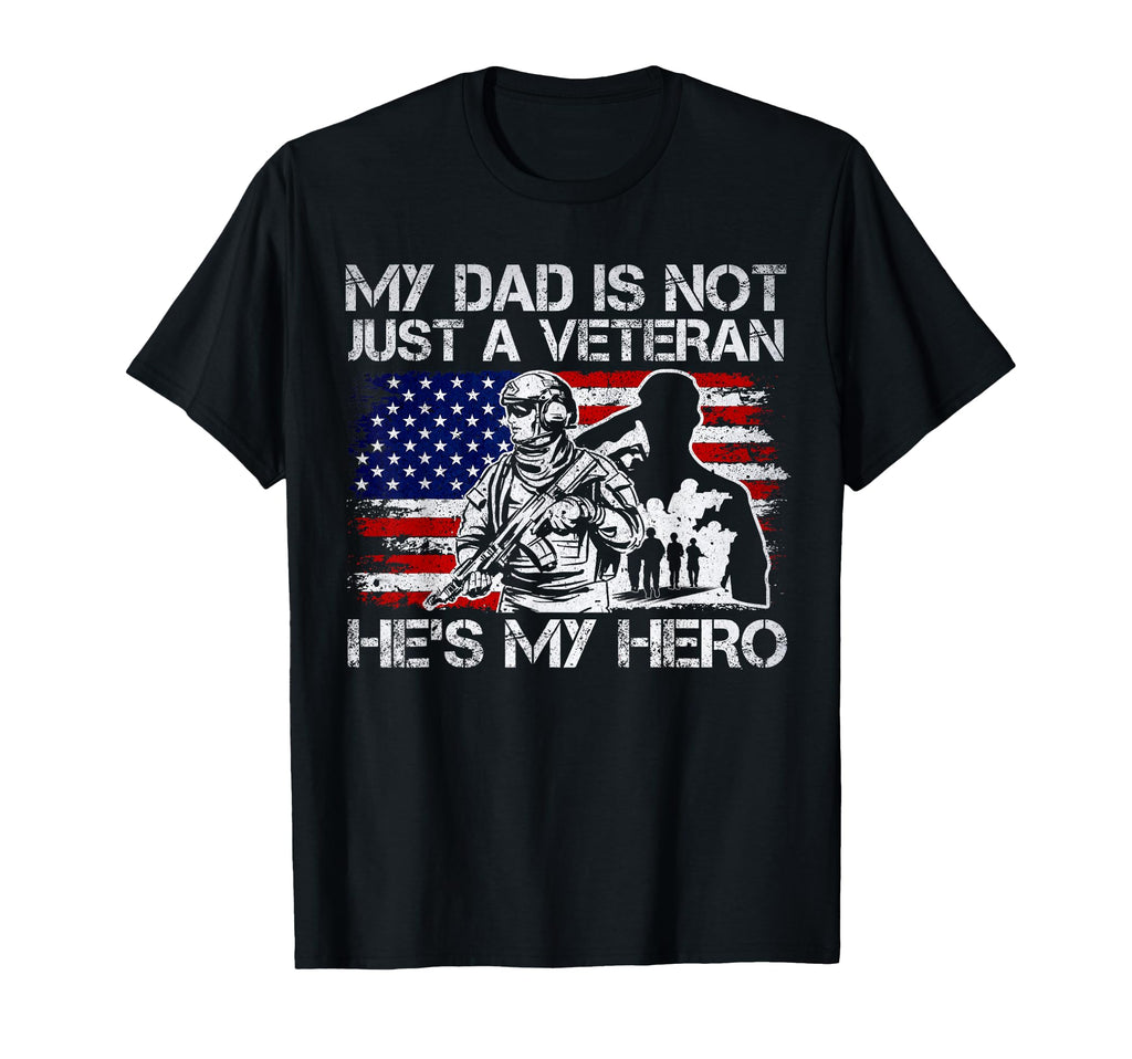 Veteran Support Military Veteran Dad T-Shirt - Trendy Graphic for Adults - T-Shirt, Sweatshirt, Hoodie