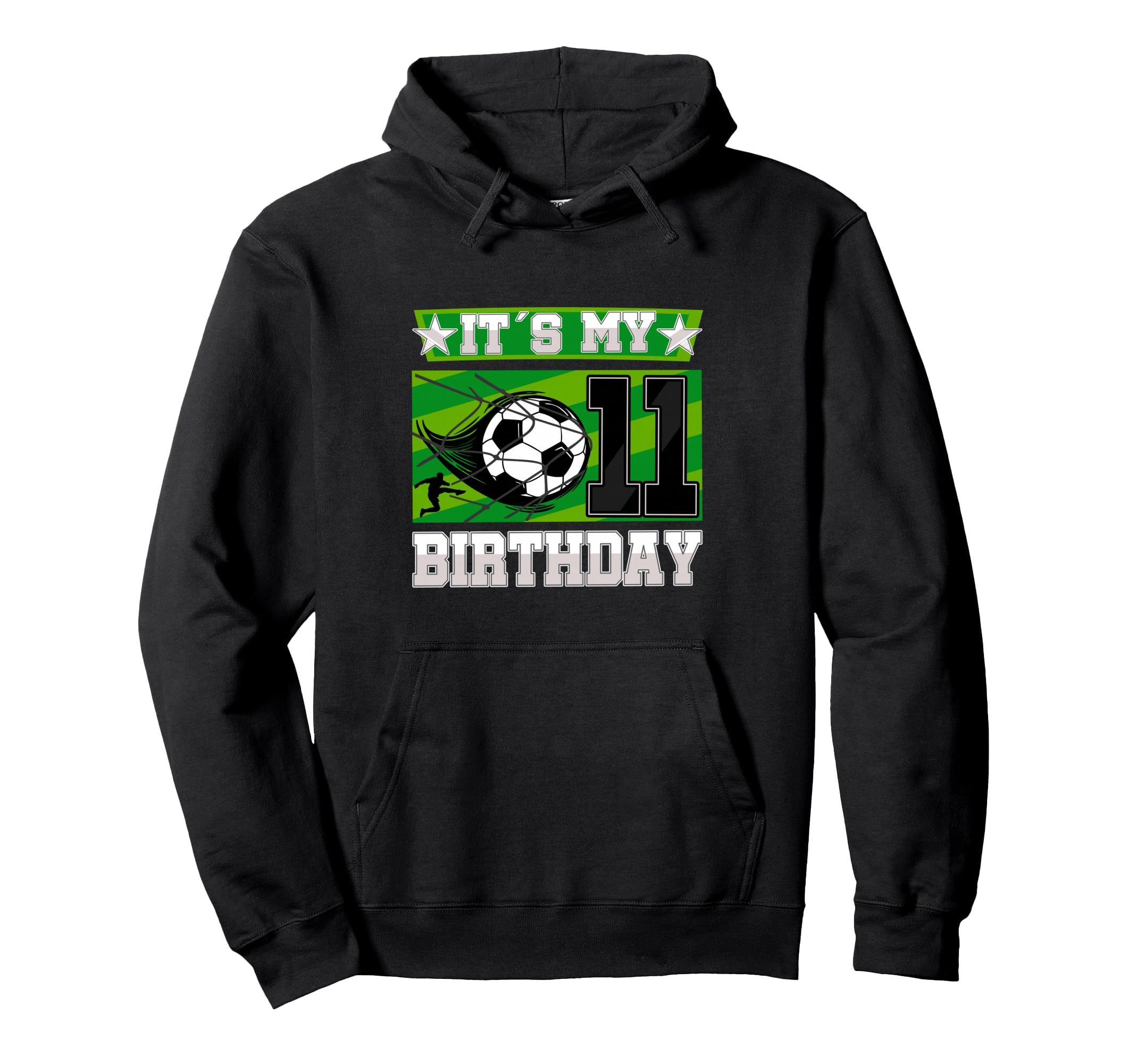 Soccer Birthday Party 11Th Hoodie - Casual Everyday Wear for Adults - T-Shirt, Sweatshirt, Hoodie