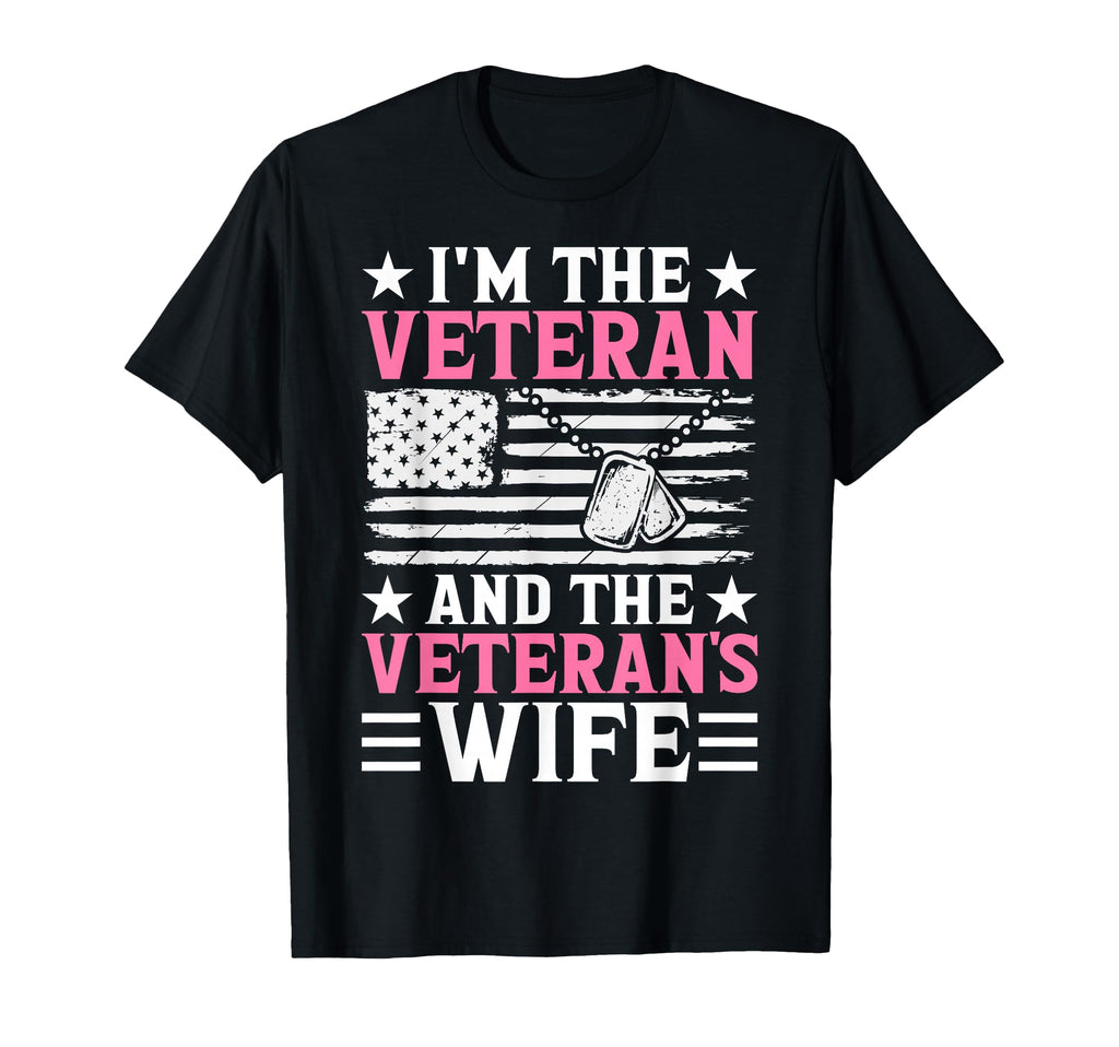 Female Veteran And Veterans Wife T-Shirt - Casual Everyday Wear Unisex - T-Shirt, Sweatshirt, Hoodie