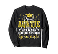 Proud Auntie 2026 Education Sweatshirt - Aesthetic Graphic for Adults - T-Shirt, Sweatshirt, Hoodie