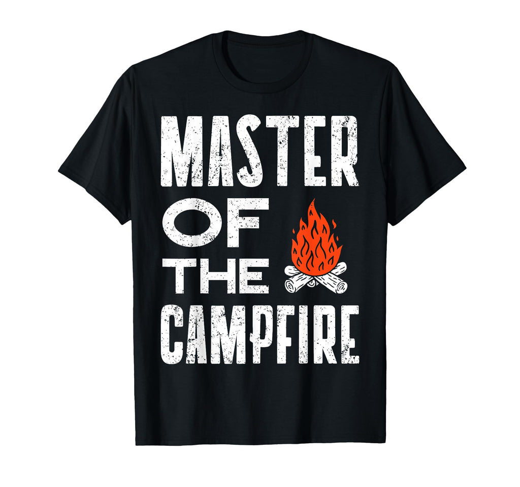 Master Campfire Camper Dad Camping Camp T-Shirt - Custom Art Print Unisex - T-Shirt, Sweatshirt, Hoodie