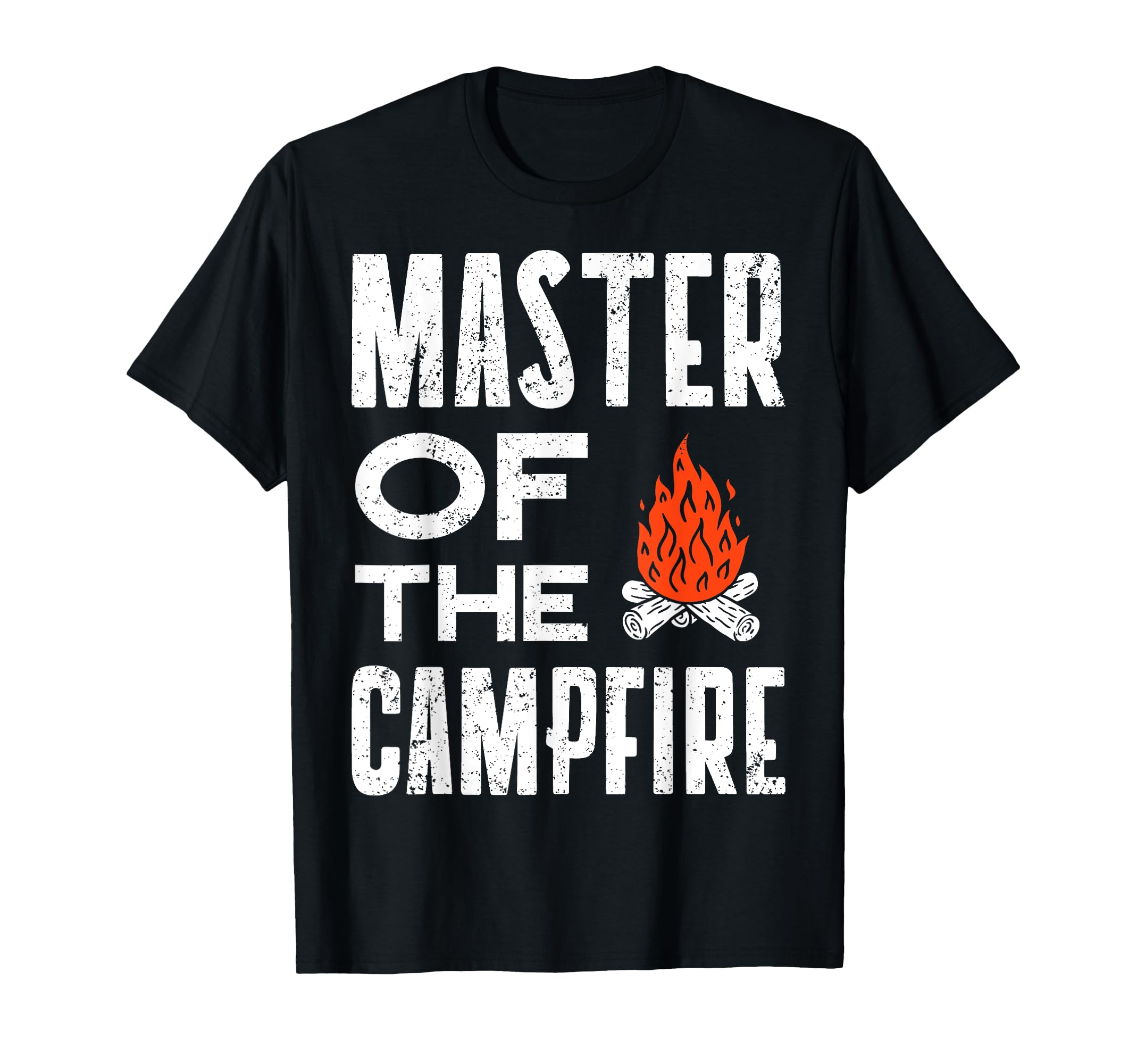 Master Campfire Camper Dad Camping Camp T-Shirt - Custom Art Print Unisex - T-Shirt, Sweatshirt, Hoodie