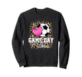 Game Day Soccer Leopard Soccer Sweatshirt - Trendy Graphic Men Women - T-Shirt, Sweatshirt, Hoodie
