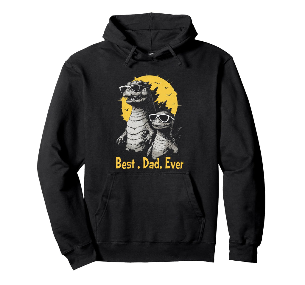 Best Dad Ever Dinosaur Funny Fathers Day Hoodie - Aesthetic Graphic Unisex - T-Shirt, Sweatshirt, Hoodie