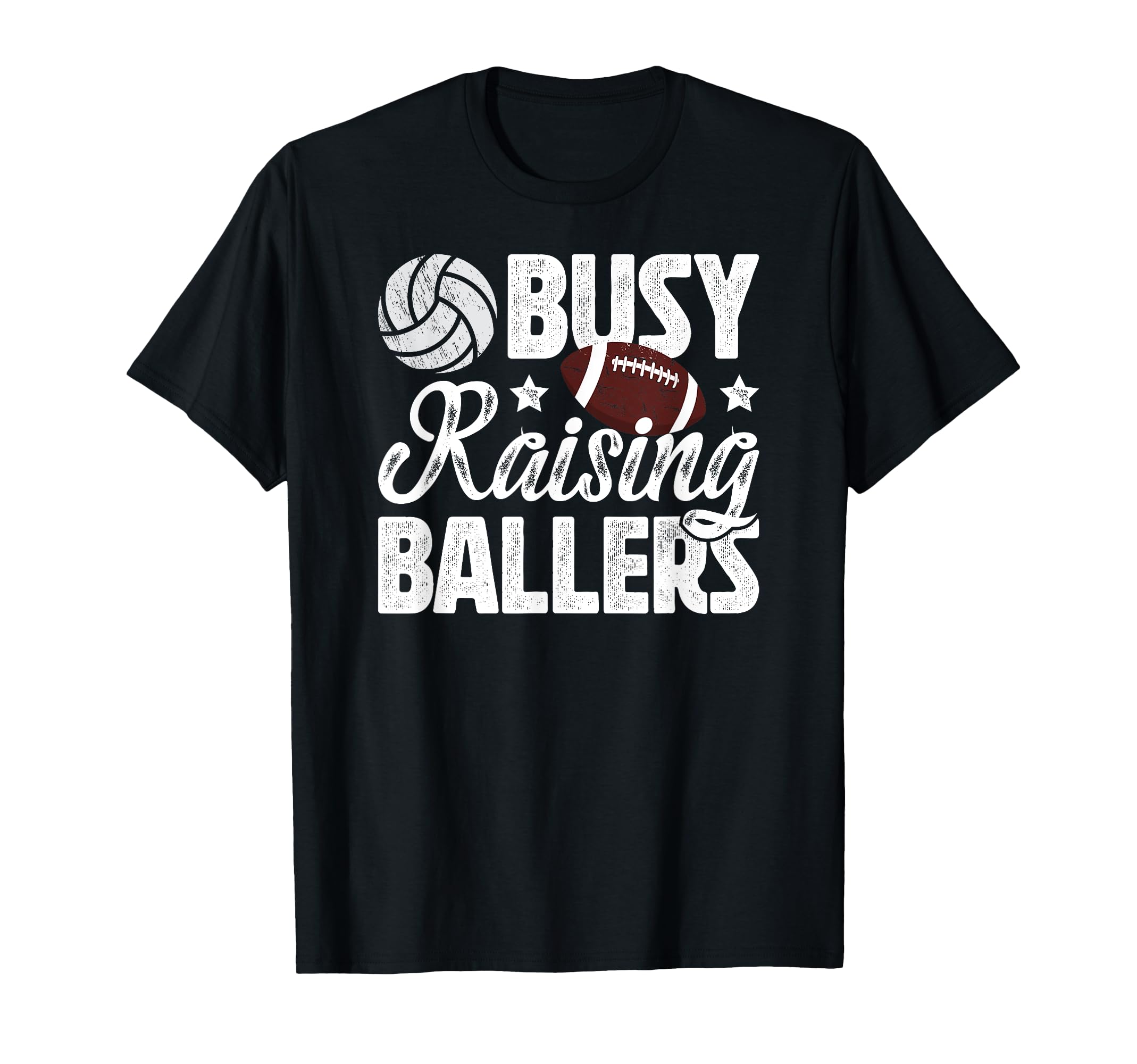 Busy Raising Ballers Volleyball T-Shirt - Aesthetic Graphic Unisex - T-Shirt, Sweatshirt, Hoodie