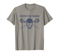 Lacrosse Goalie Respect Crease Lax T-Shirt - Novelty Apparel for Adults - T-Shirt, Sweatshirt, Hoodie