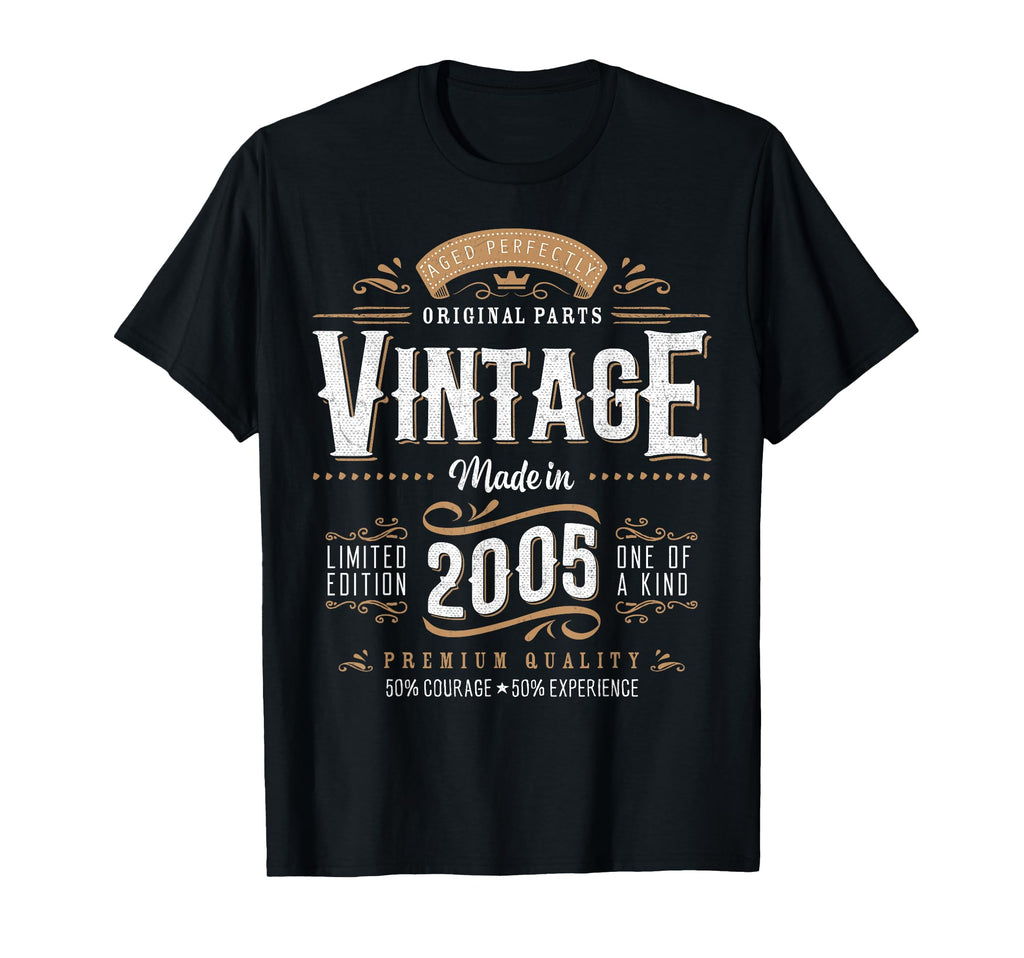 2005 Label 21St Birthday Gift 21 T-Shirt - Minimalist Print for Adults - T-Shirt, Sweatshirt, Hoodie